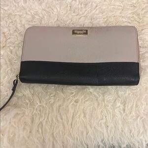 Kate spade Black and Cream Women's Wallet